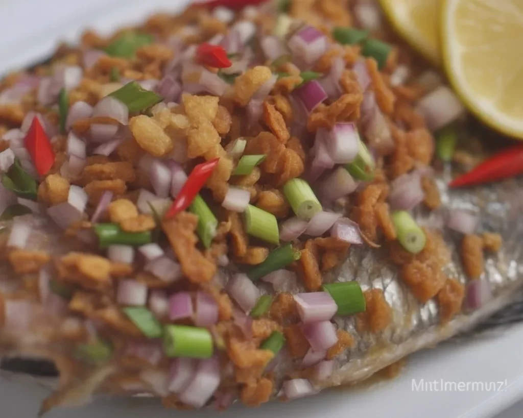 Delicious Bangus sisig, a Filipino dish made from flaked milkfish mixed with spices.