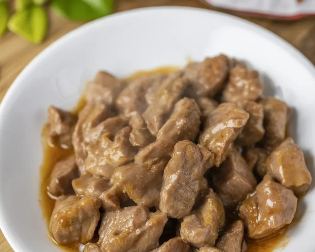 Instant Pot Pork Adobo with tender pork shoulder and savory sauce