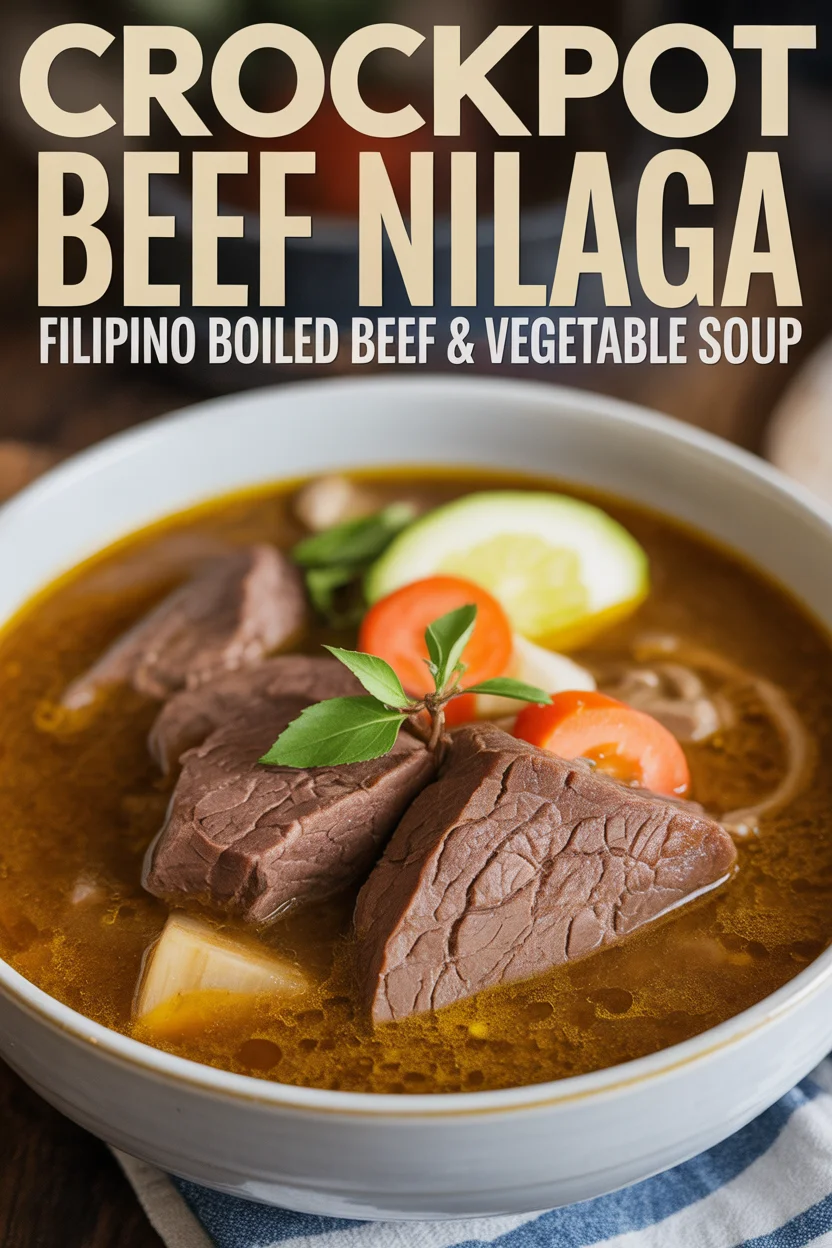 Filipino Crockpot Beef Nilaga