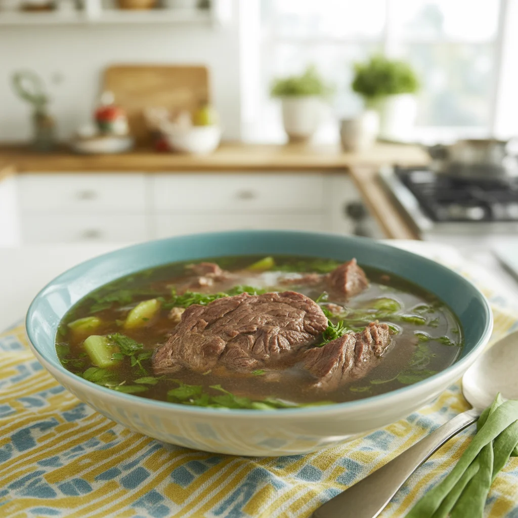 Crockpot Beef Nilaga – Filipino Boiled Beef & Vegetable Soup