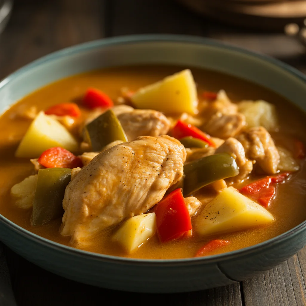 Filipino Crockpot Chicken Pastel