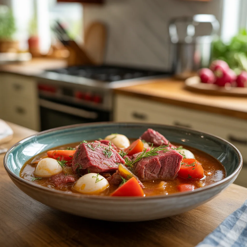 Crockpot Corned Beef Filipino Style – Easy Dinner with Pinoy Flavors