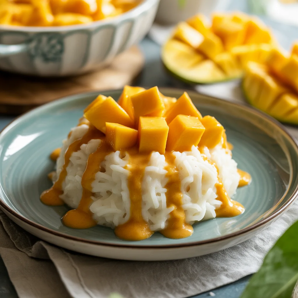 Crockpot Mango Sticky Rice Pudding – Filipino‑Inspired Dessert for Crowd