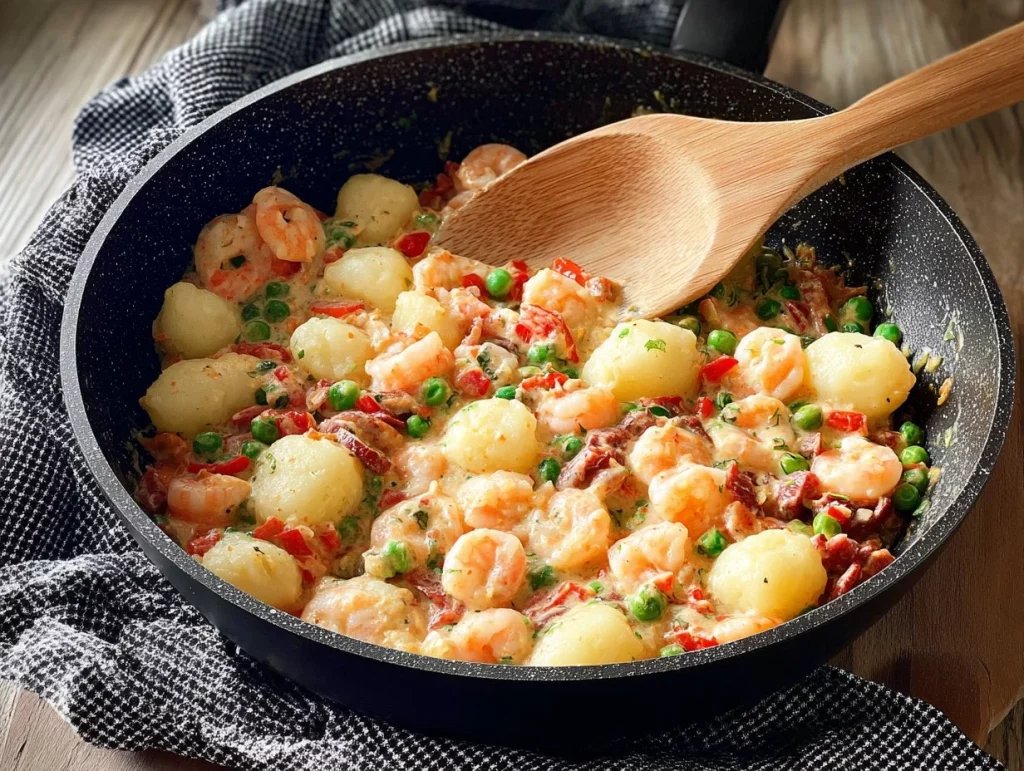 Sipo Egg dish featuring shrimp and ham on a plate, garnished beautifully.