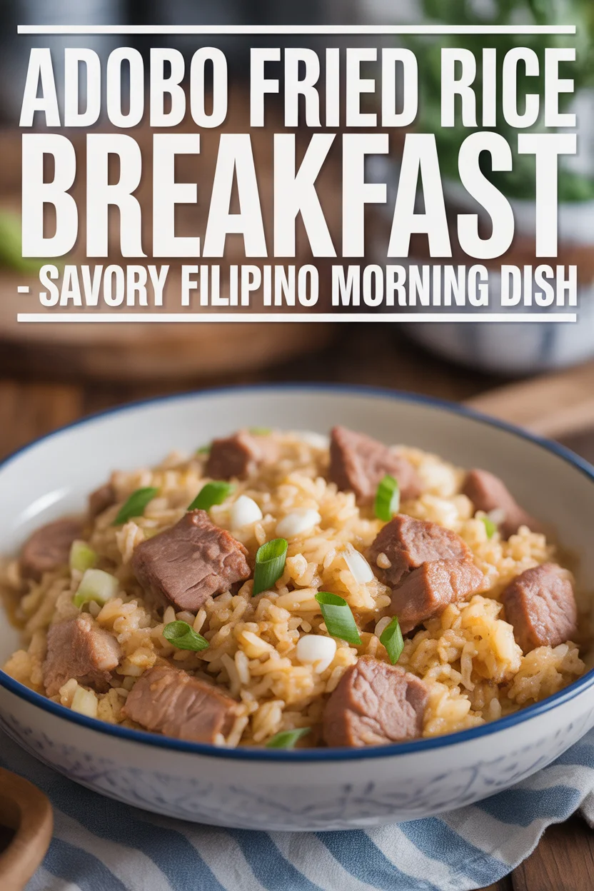 Adobo Fried Rice Breakfast – Savory Filipino Morning Dish 4 Adobo Fried Rice Breakfast