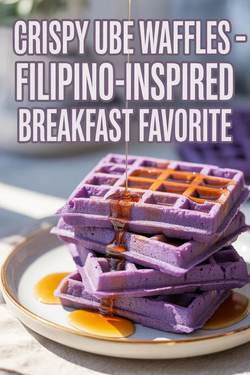 Crispy Ube Waffles – Filipino-Inspired Breakfast Favorite 4 Crispy Ube Waffles – Filipino-Inspired Breakfast Favorite