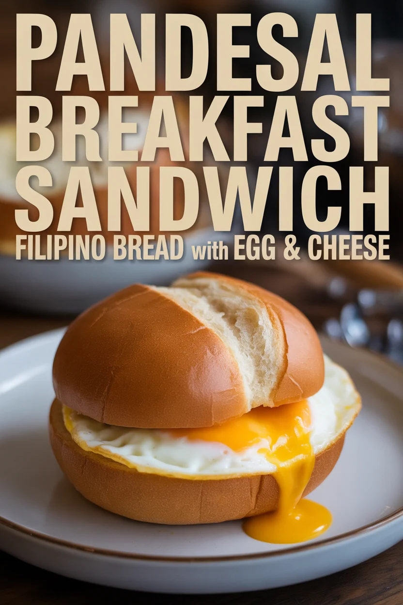 Pandesal Breakfast Sandwich – Filipino Bread with Egg & Cheese 4 Pandesal Breakfast Sandwich