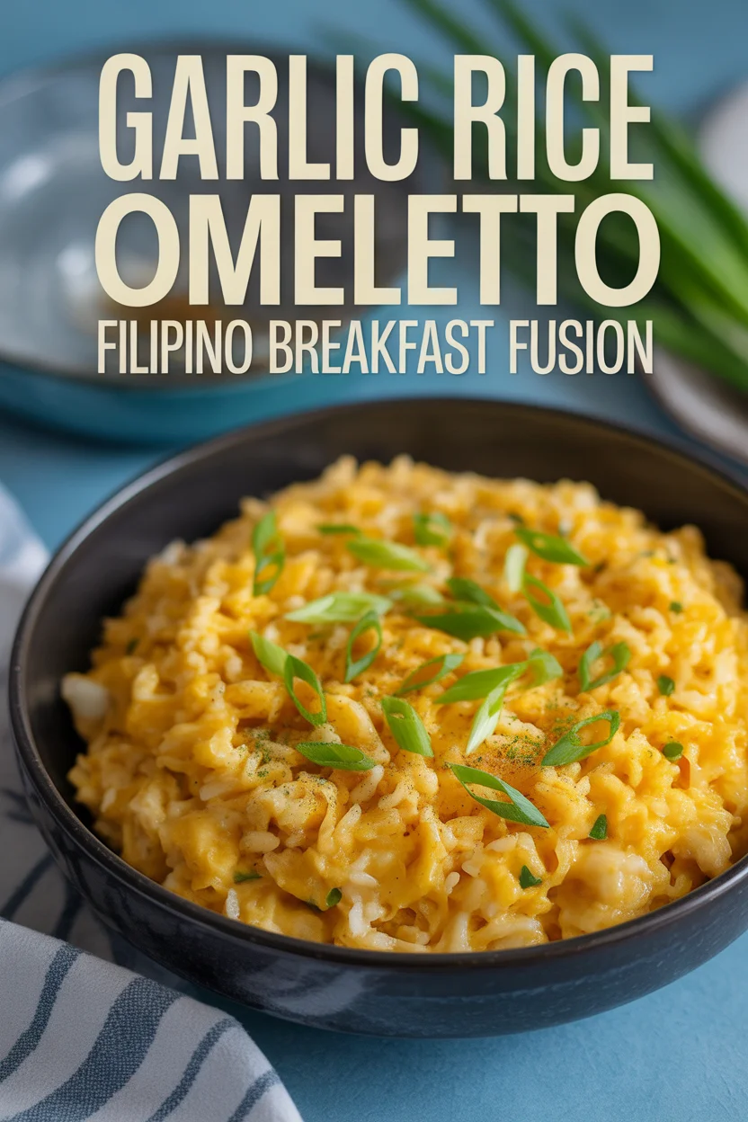 Garlic Rice Omelette – Filipino Breakfast Fusion 4 Garlic Rice Omelette – Filipino Breakfast Fusion