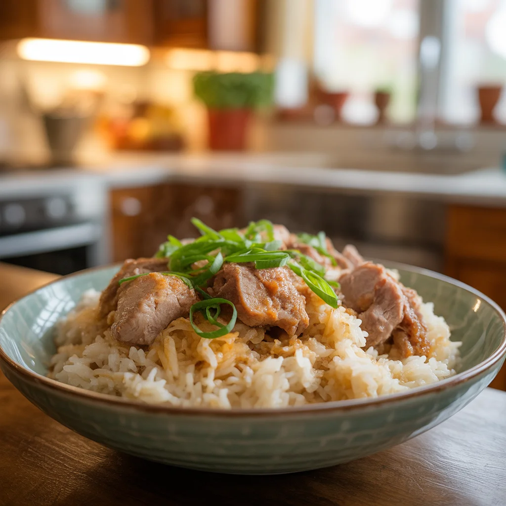 Adobo Fried Rice Breakfast – Savory Filipino Morning Dish
