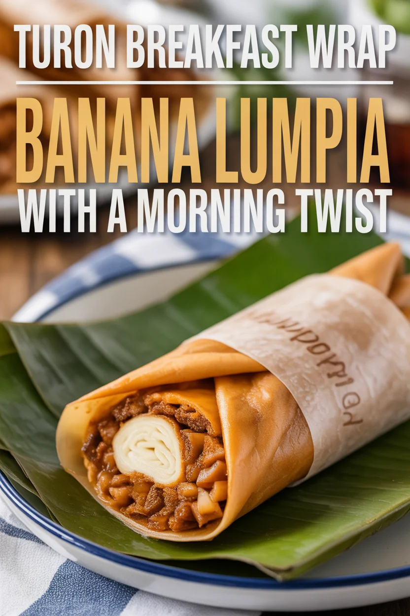 Turon Breakfast Wrap – Banana Lumpia with a Morning Twist