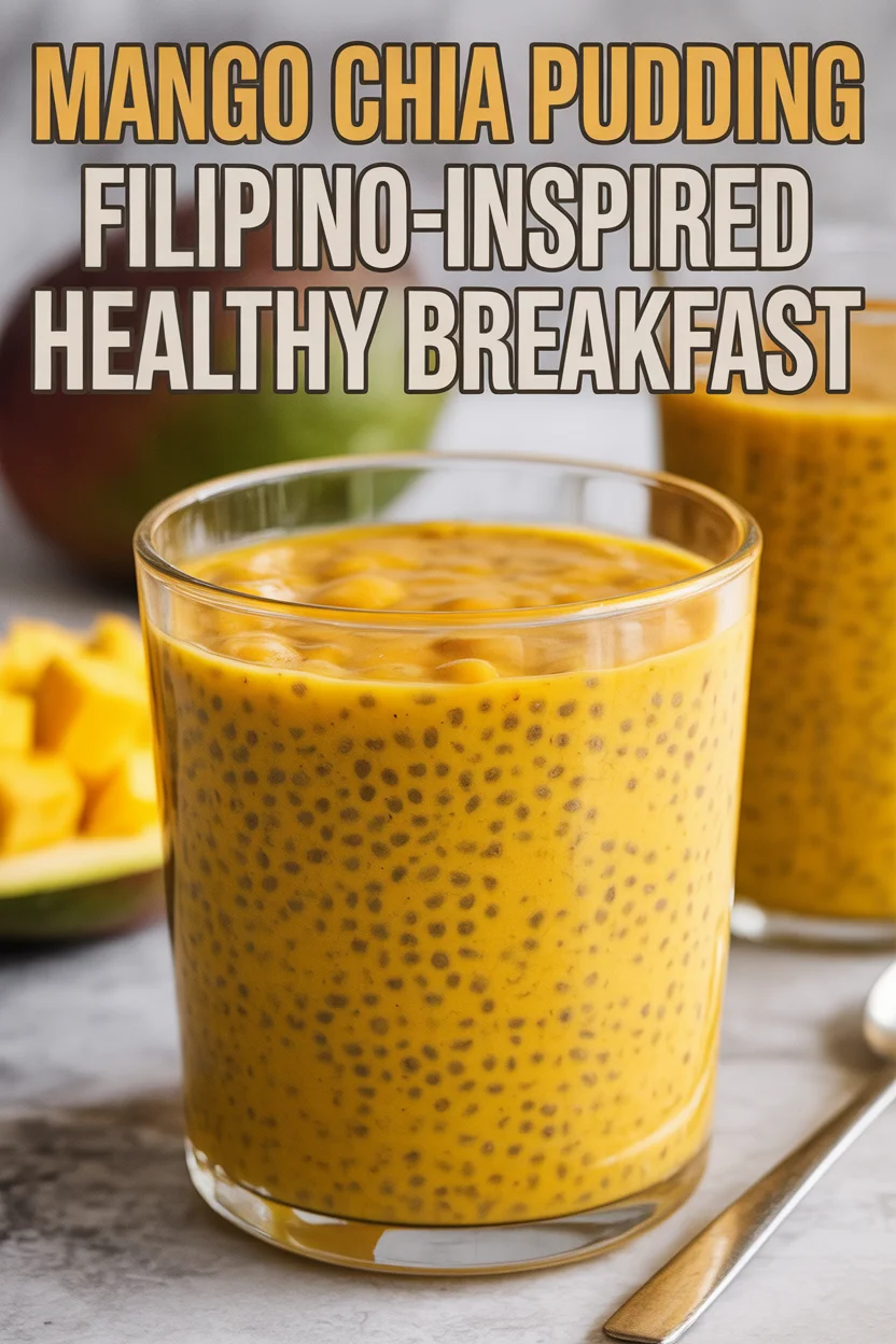 Mango Chia Pudding – Filipino-Inspired Healthy Breakfast
