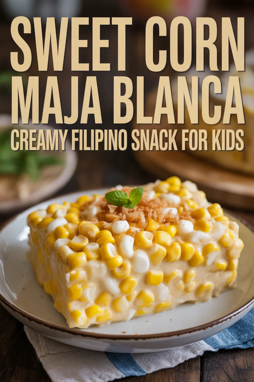Sweet Corn Maja Blanca – Creamy Filipino Snack for Kids 5 Sweet Corn Maja Blanca