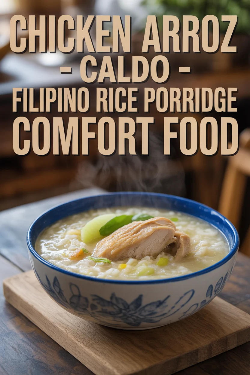 Chicken Arroz Caldo – Filipino Rice Porridge Comfort Food 5 Chicken Arroz Caldo