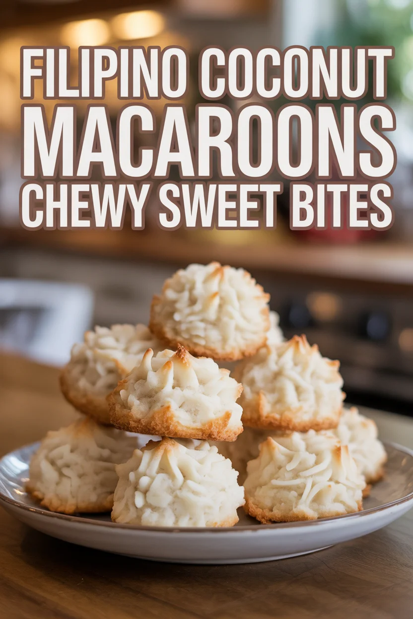Filipino Coconut Macaroons – Chewy Sweet Bites 5 Filipino Coconut Macaroons – Chewy Sweet Bites