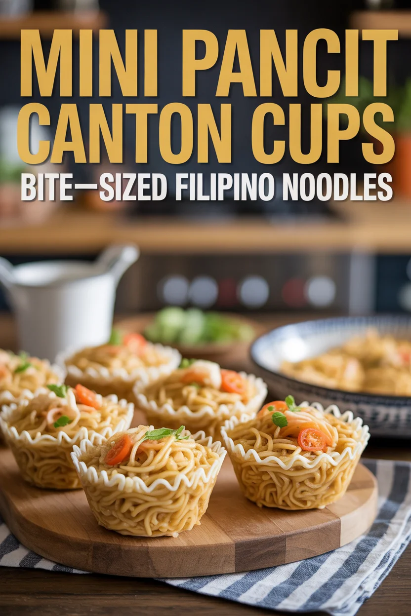 Mini Pancit Canton Cups – Bite-Sized Filipino Noodles 5 Mini Pancit Canton Cups – Bite-Sized Filipino Noodles