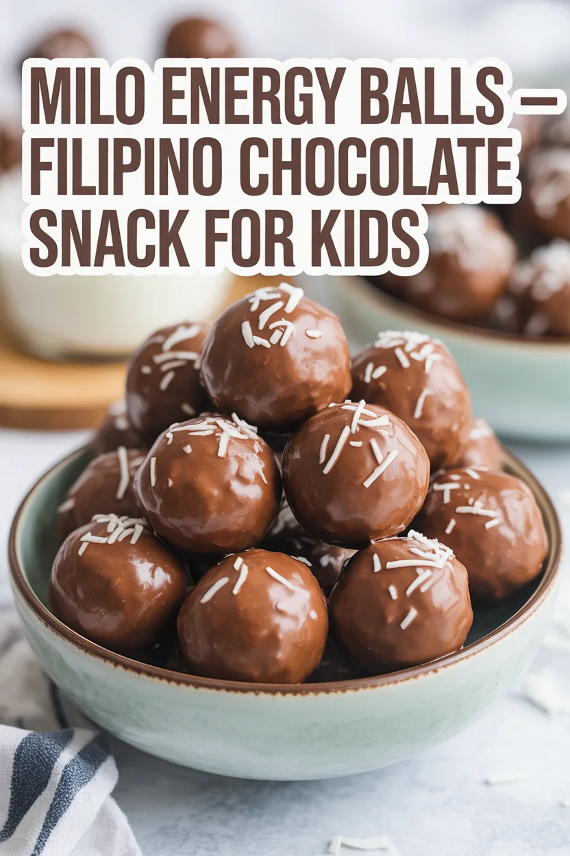 Milo Energy Balls – Filipino Chocolate Snack for Kids 5 Milo Energy Balls – Filipino Chocolate Snack for Kids