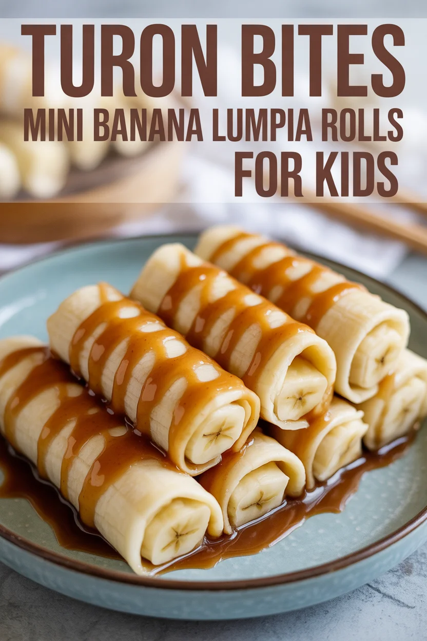 Turon Bites – Mini Banana Lumpia Rolls for Kids