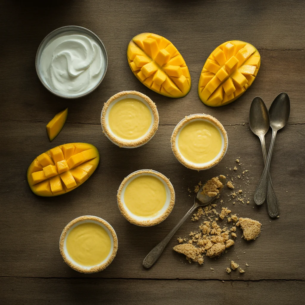 Mango Float Cups – No-Bake Filipino Dessert