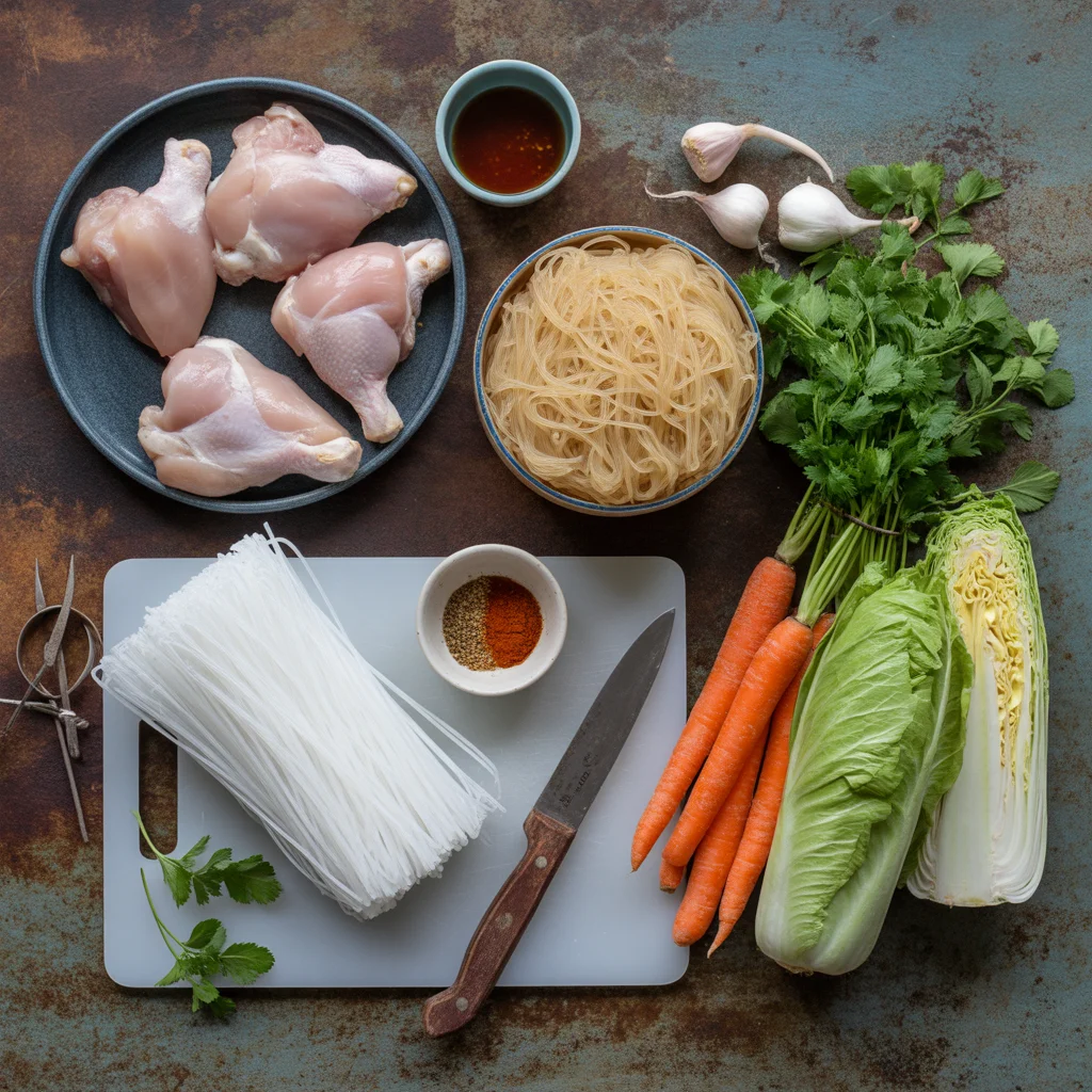 Chicken Sotanghon Soup – Comforting Filipino Noodle Bowl