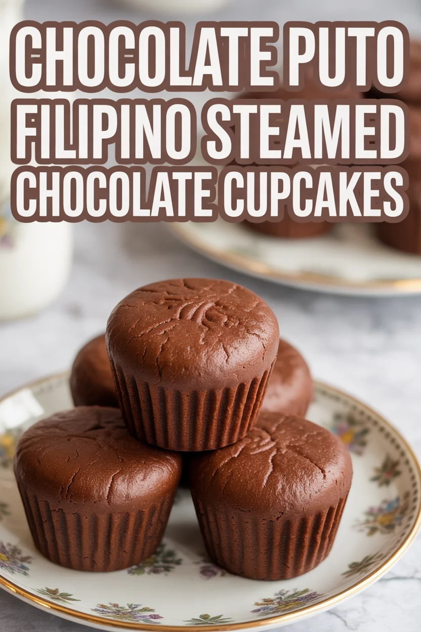 Chocolate Puto – Filipino Steamed Chocolate Cupcakes 5 Chocolate Puto – Filipino Steamed Chocolate Cupcakes