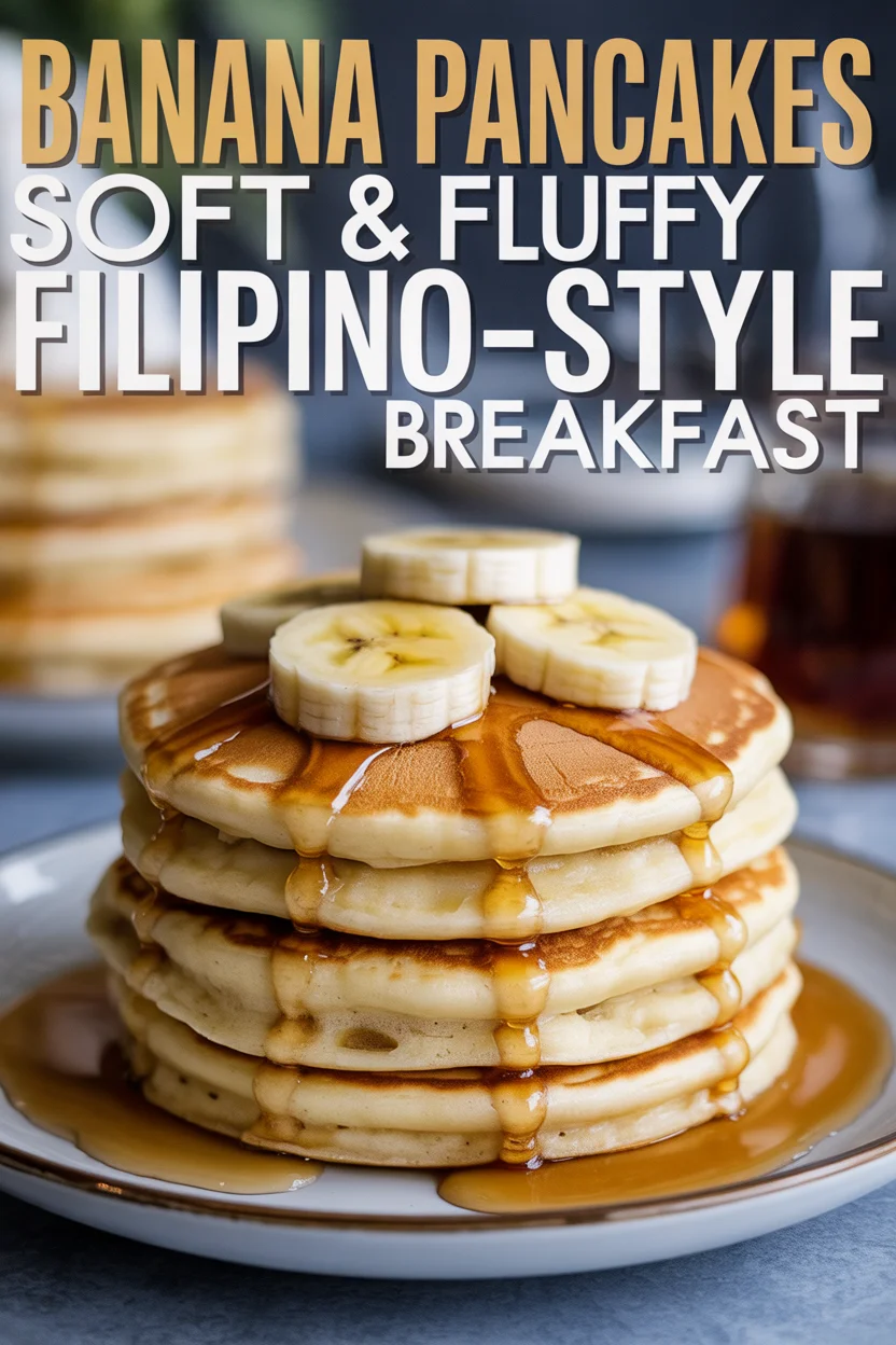 Banana Pancakes – Soft & Fluffy Filipino-Style Breakfast