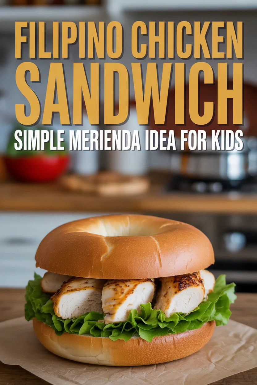 Filipino Chicken Sandwich – Simple Merienda Idea for Kids