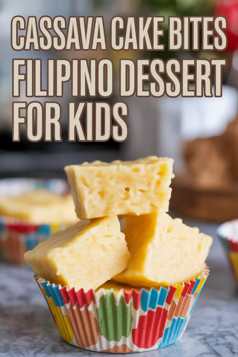 Cassava Cake Bites – Filipino Dessert for Kids
