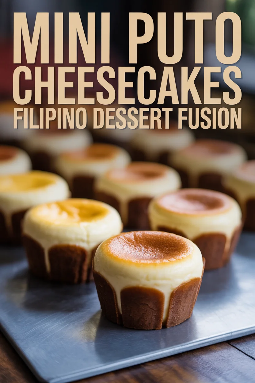 Mini Puto Cheesecakes