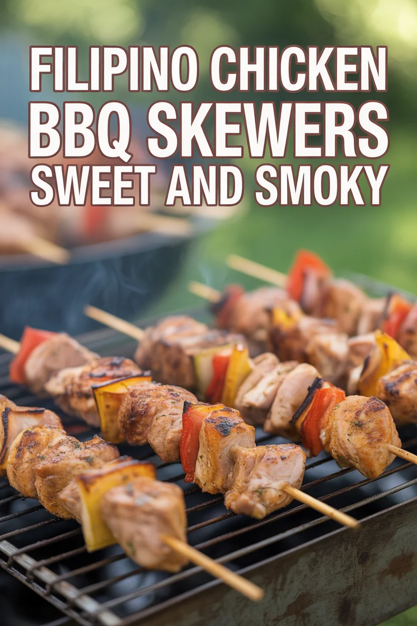 Filipino Chicken BBQ Skewers – Sweet and Smoky 4 Chicken BBQ Skewers