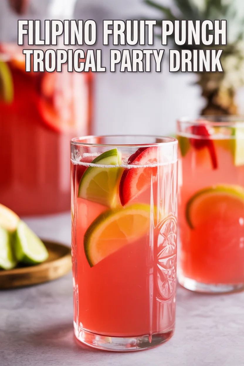 Filipino Fruit Punch – Tropical Party Drink 4 Filipino Fruit Punch