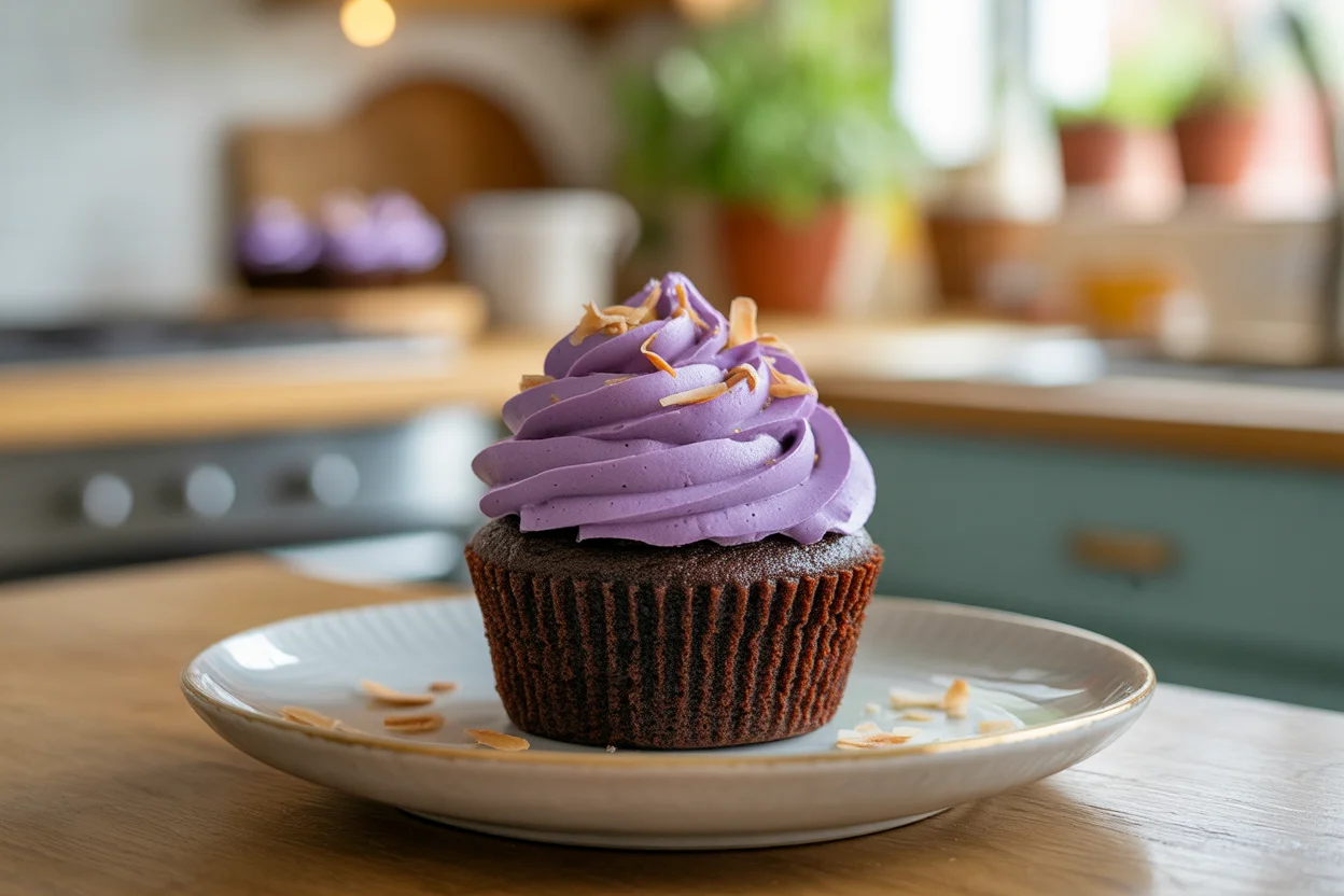 Ube Cupcakes