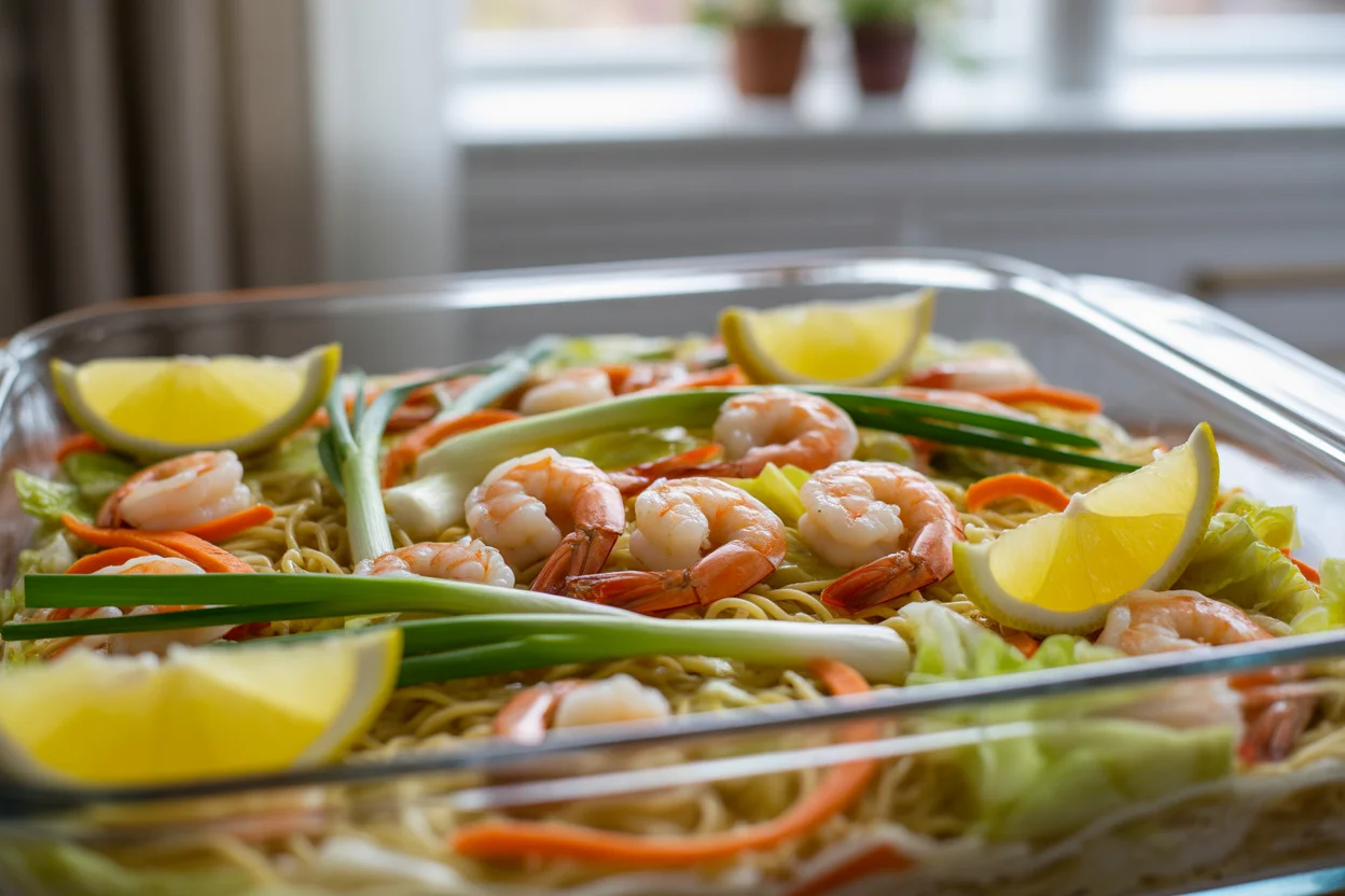 Mini Pancit Bihon Cups