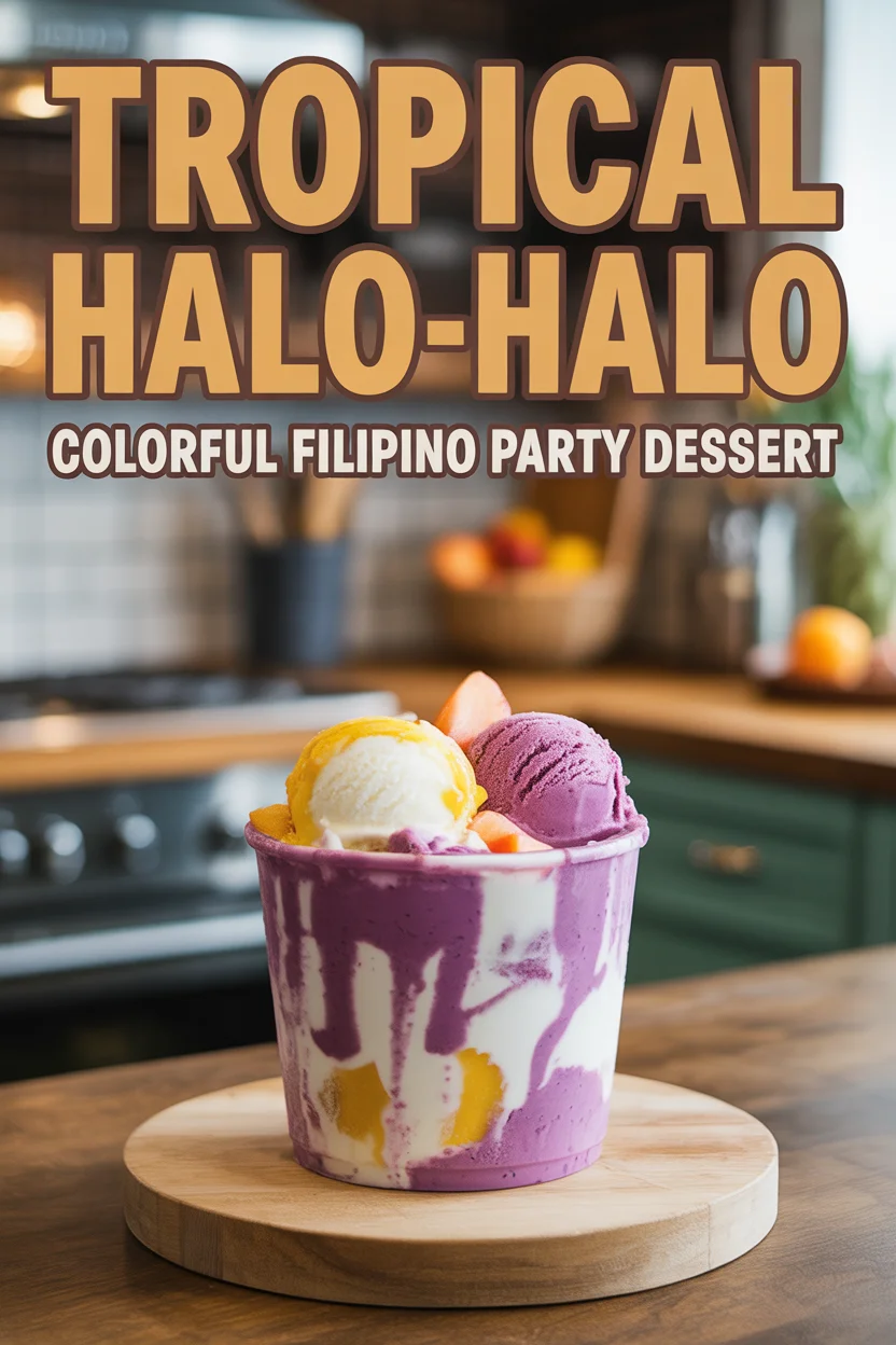 Tropical Halo-Halo – Colorful Filipino Party Dessert 4 Tropical Halo-Halo – Colorful Filipino Party Dessert