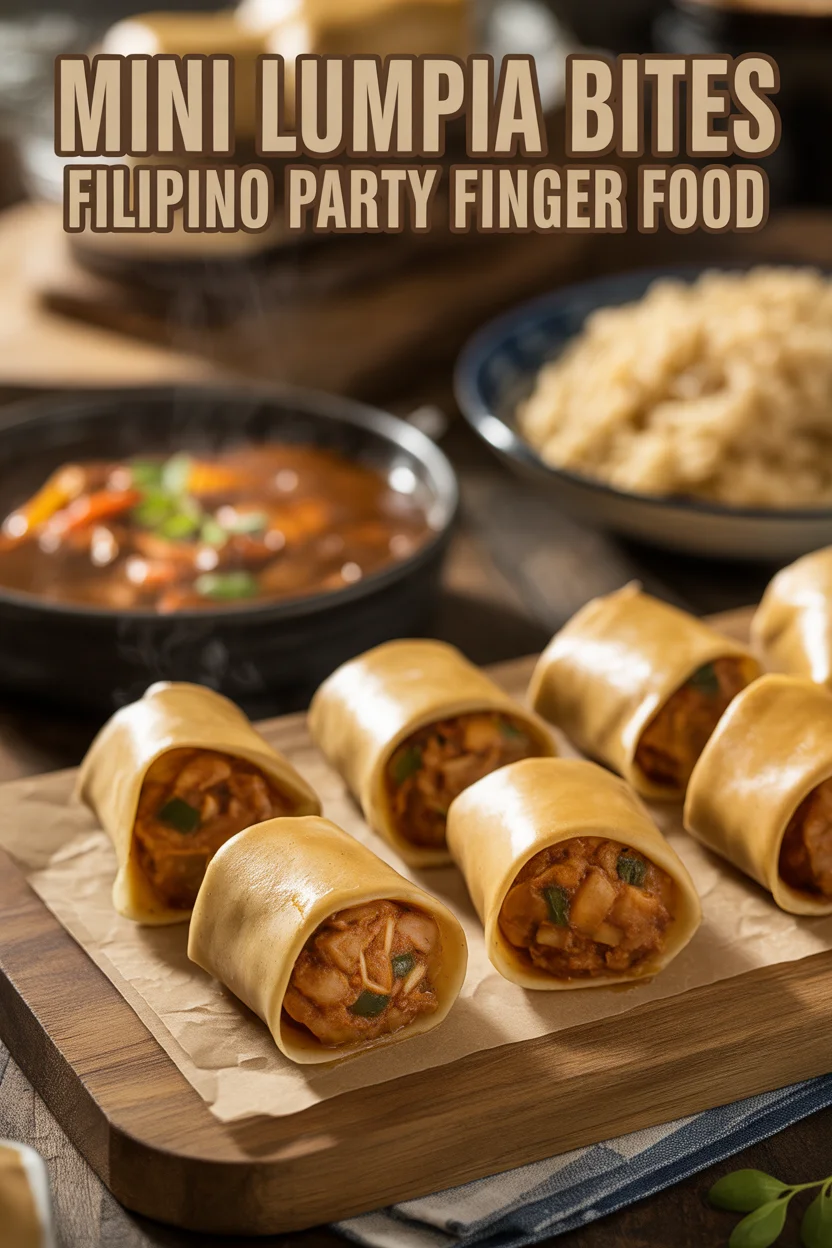 Mini Lumpia Bites – Filipino Party Finger Food 4 Mini Lumpia Bites