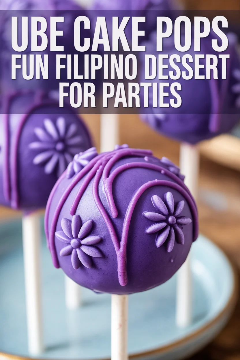 Ube Cake Pops – Fun Filipino Dessert for Parties 4 Ube Cake Pops