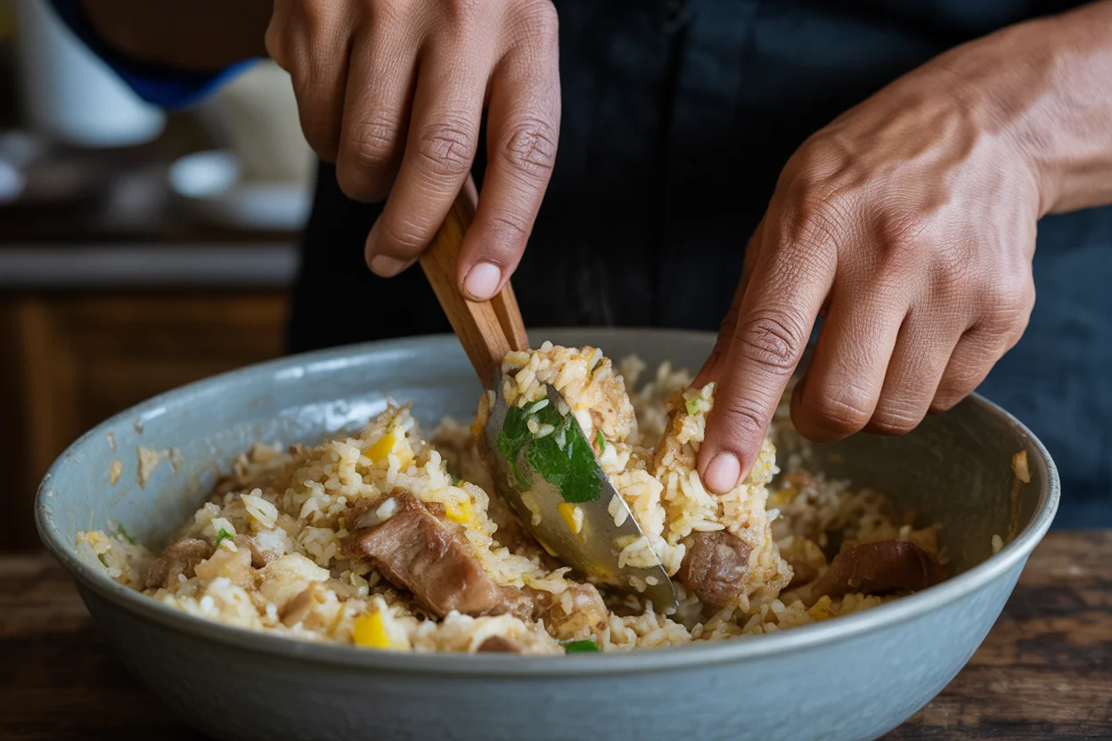 Adobo Fried Rice – Filipino Fusion Party Dish