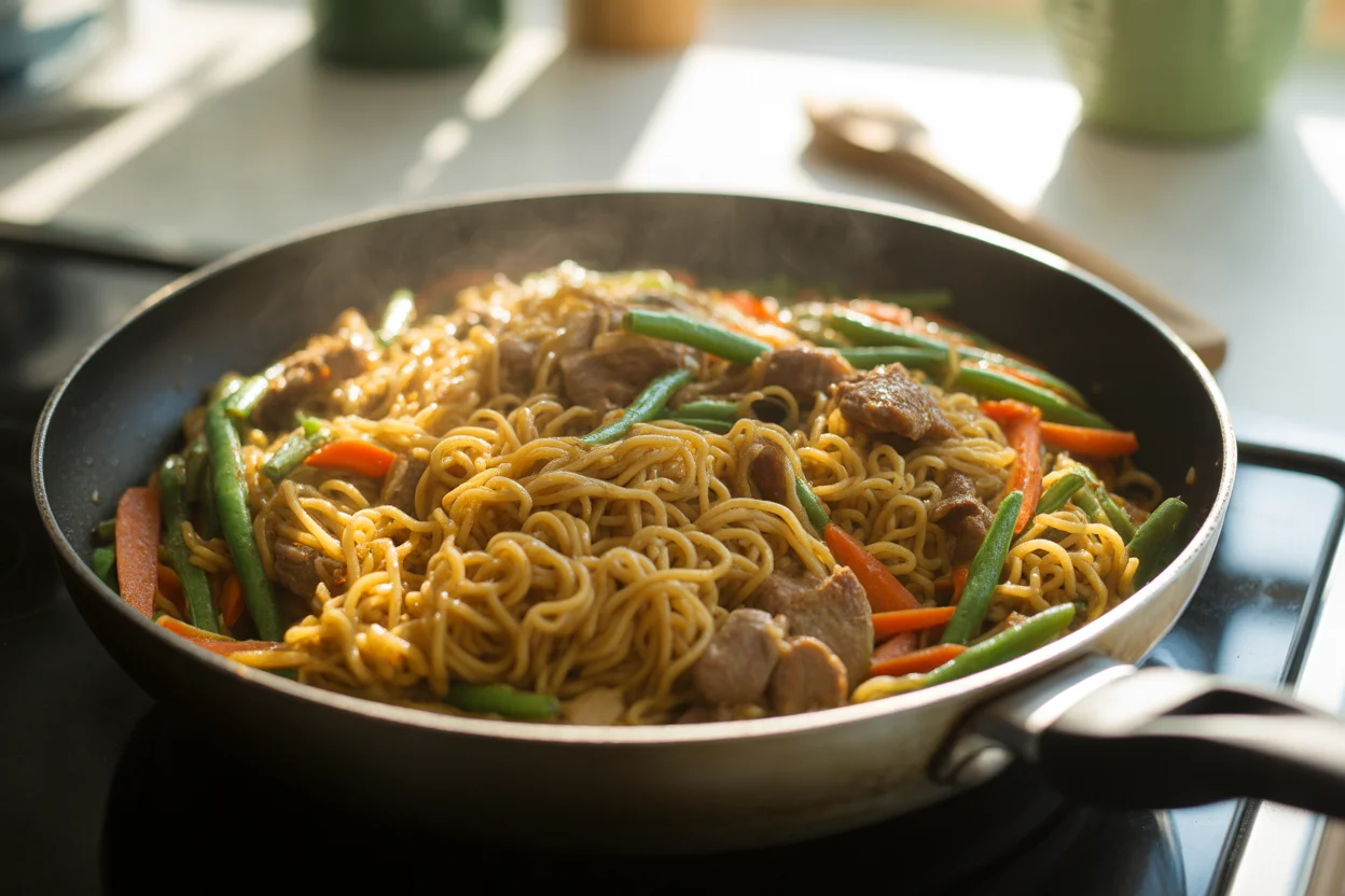 Quick Pancit Canton Snack Bowl for Busy Days