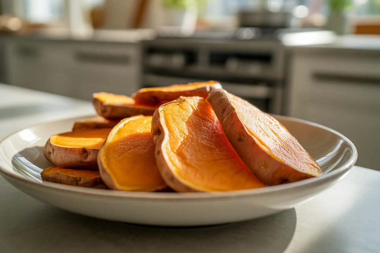 Sweet Caramelized Camote Cue Snack