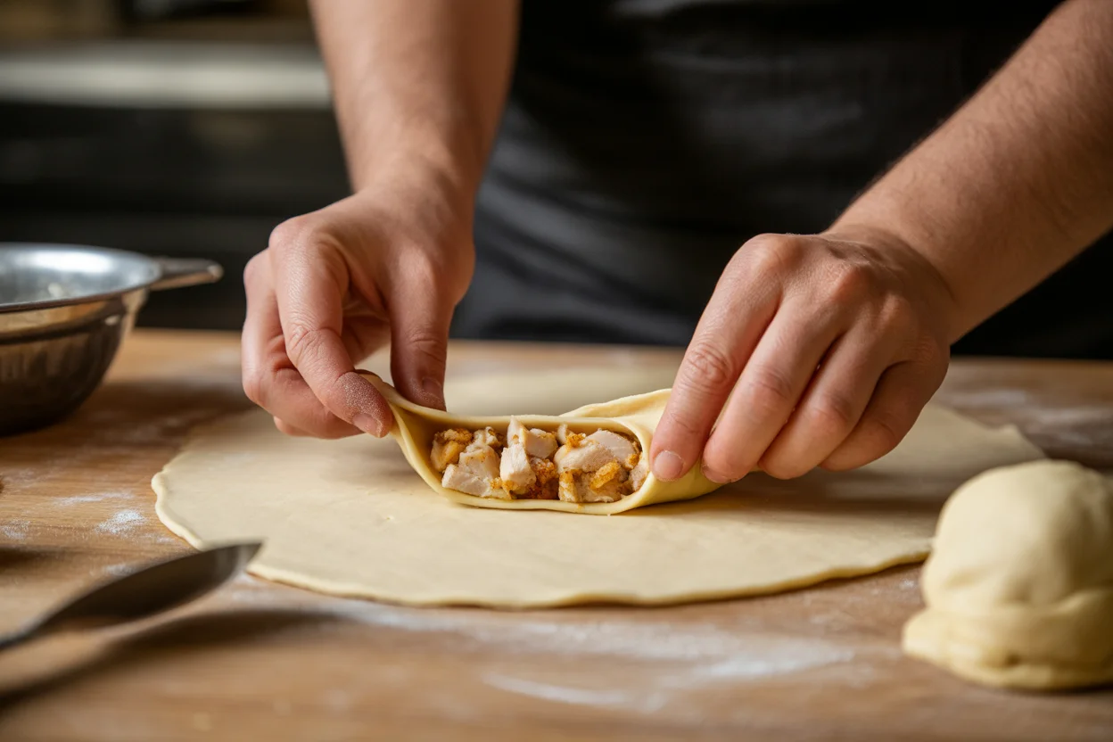 Easy Filipino Chicken Empanada Snack