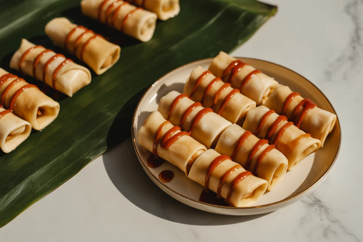 Easy Filipino Banana Turon (Crispy Caramelized Snack)