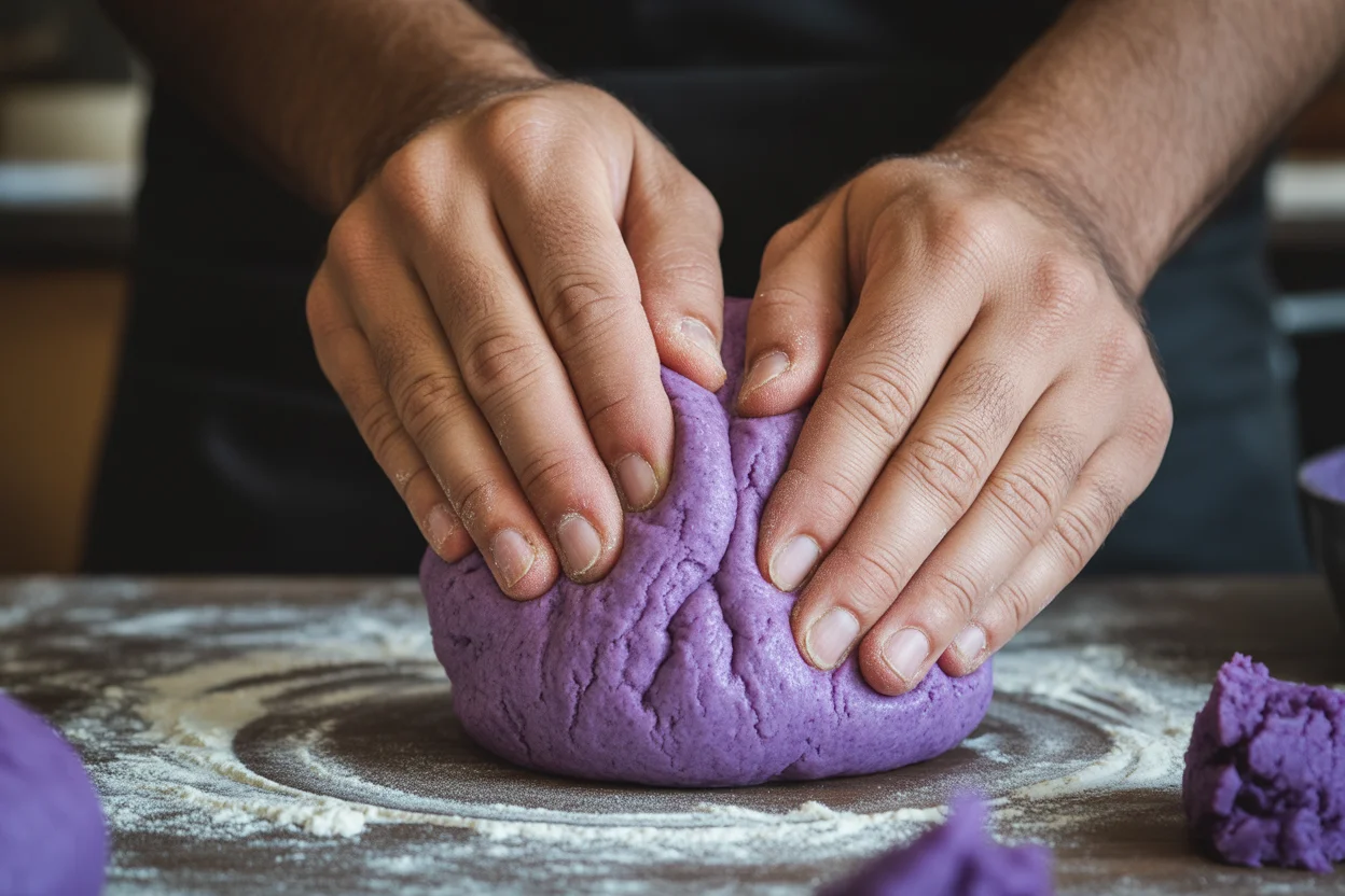 Ube Cheese Pandesal Bites