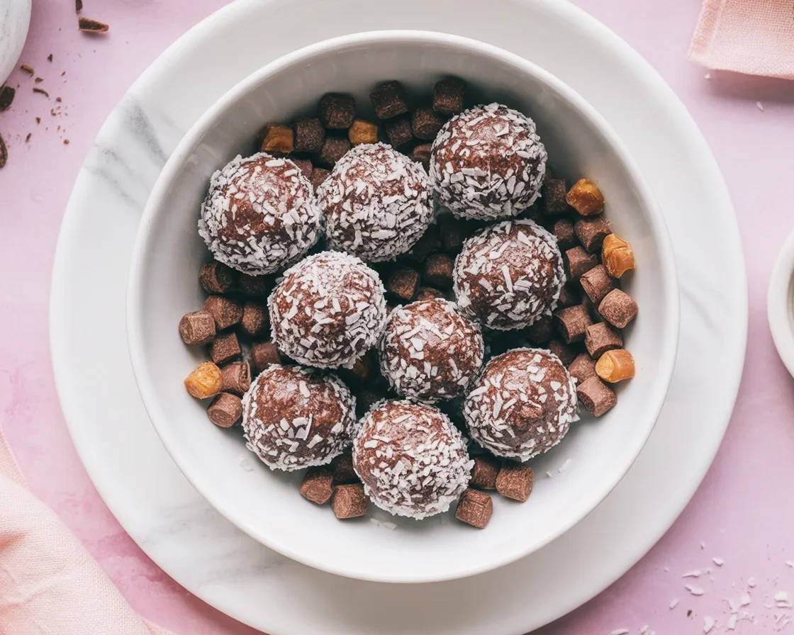 Delicious and nutritious MILO Energy Balls made with dates and almond butter