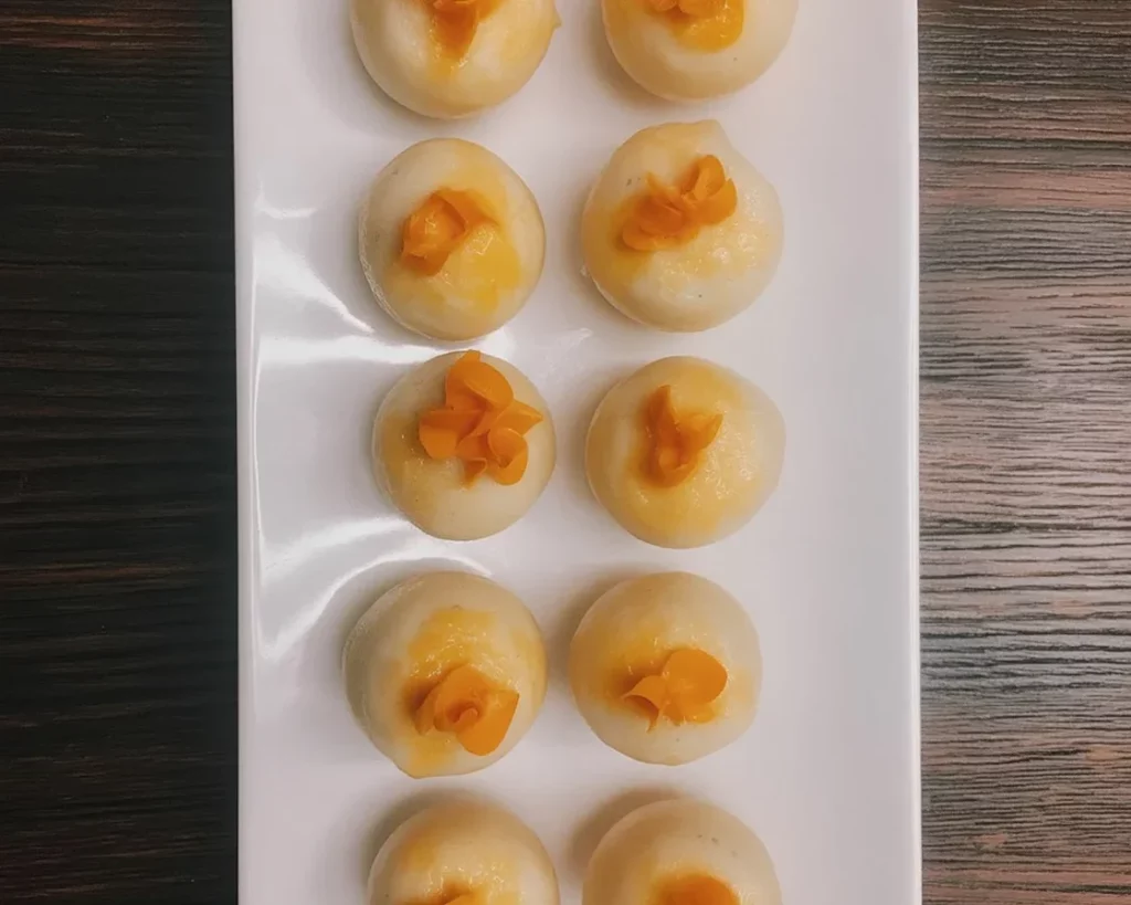 Deliciously soft and fluffy Cheese Puto Bites, traditional Filipino steamed rice cakes.