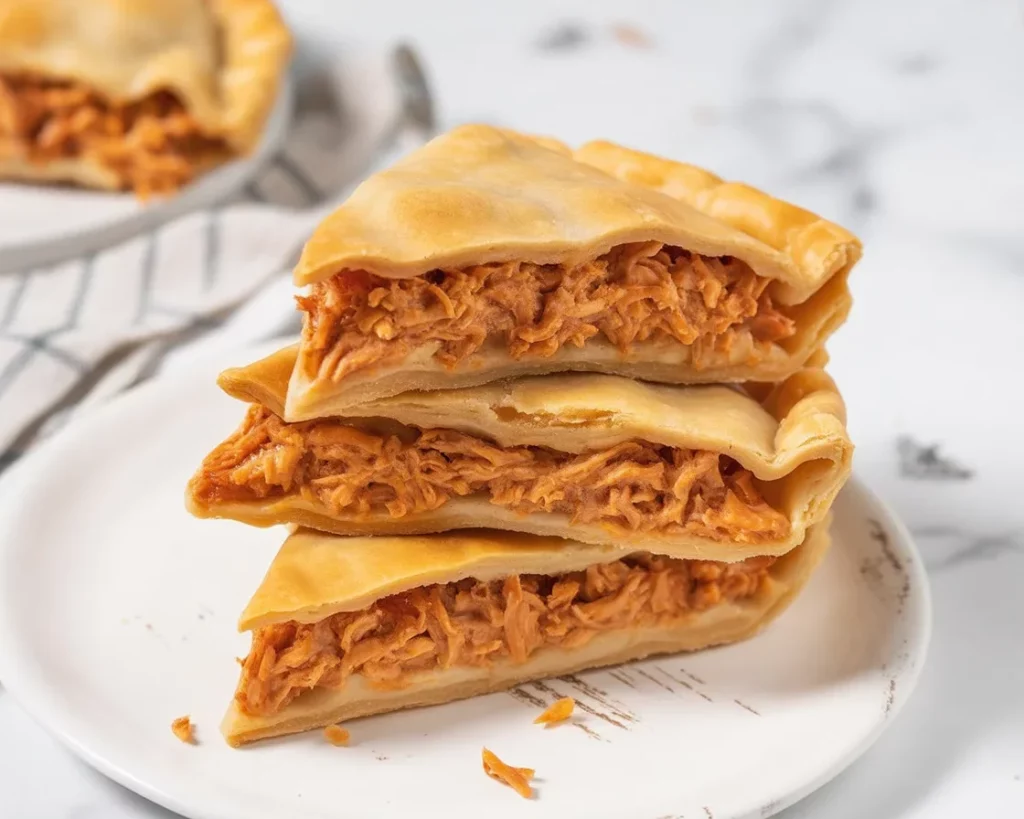 Delicious baked Tuna Empanadas filled with savory tuna, olives, and spices.