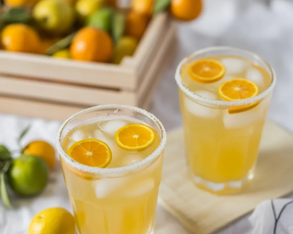 Refreshing calamansi juice, a delicious Filipino drink with sweet and tart flavors.