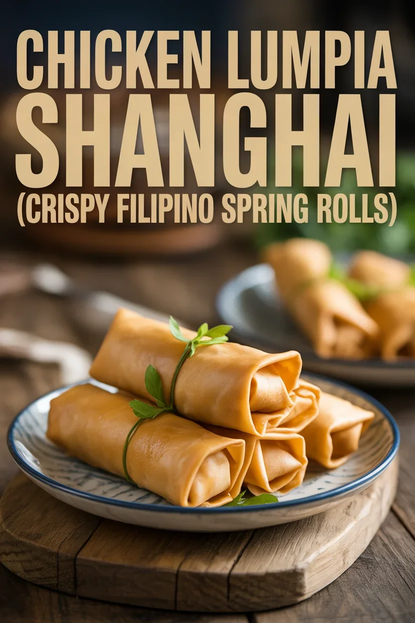 chicken lumpia shanghai recipe