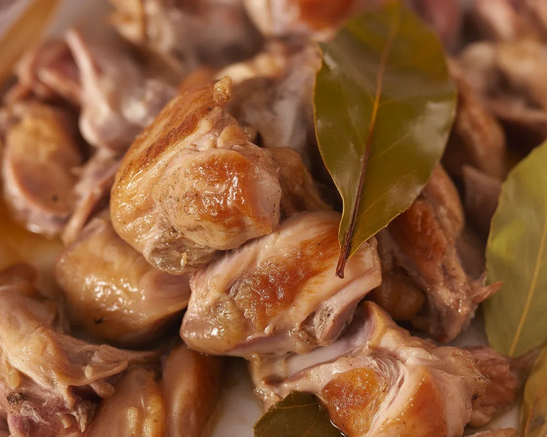 Easy chicken adobo recipe without pork, featuring tender chicken in savory sauce.