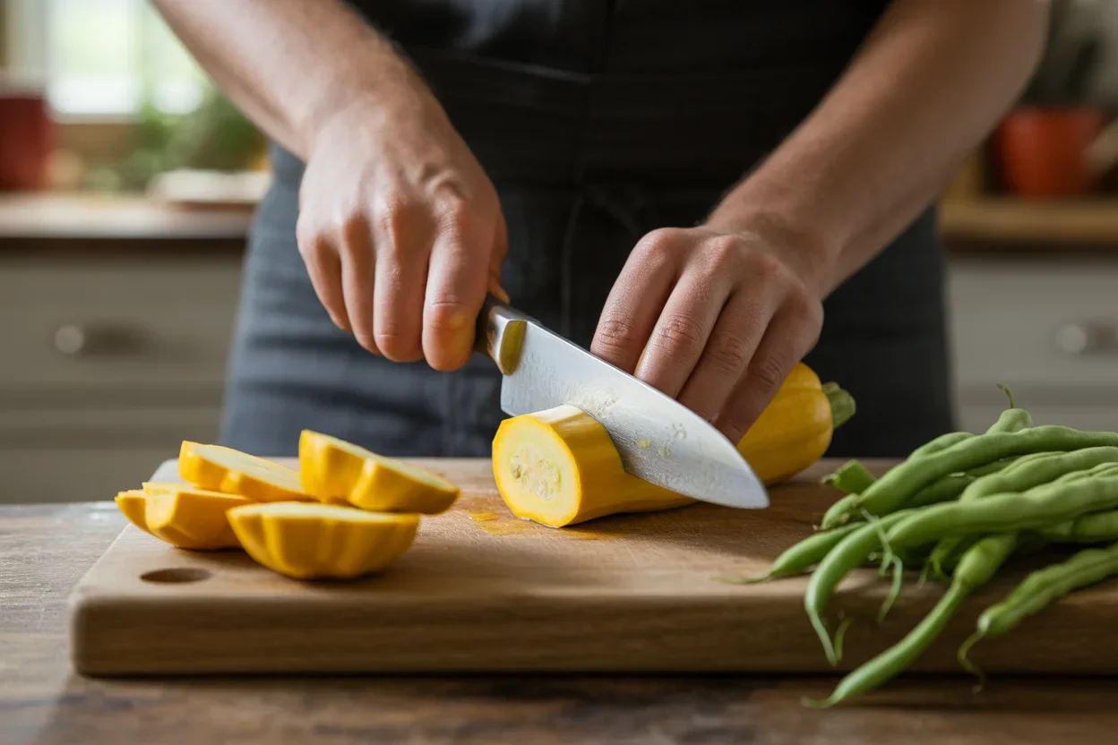 Easy Ginataang Kalabasa at Sitaw (Squash & Long Beans)