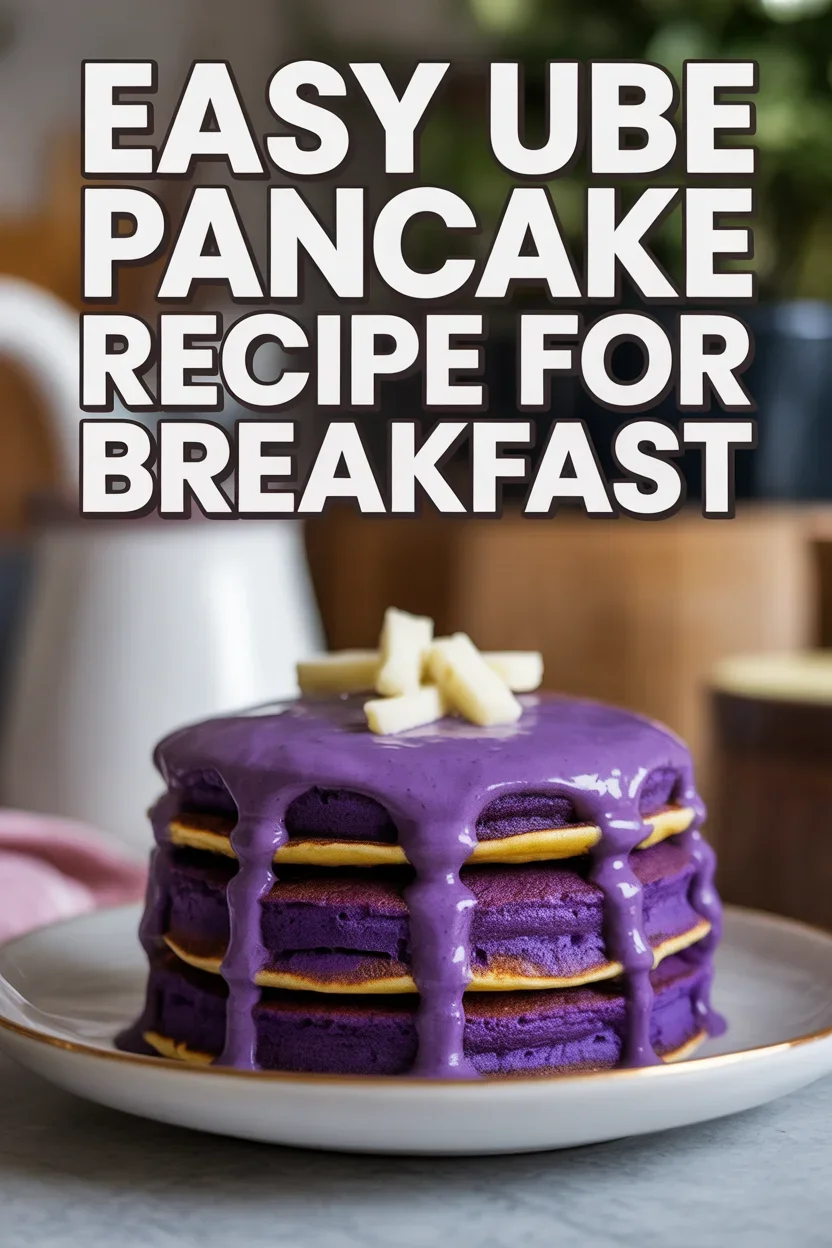 ube pancake easy recipe