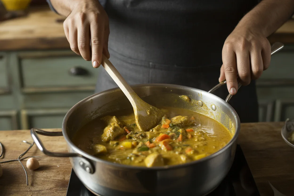 Filipino Chicken Curry with Coconut Milk